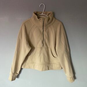 Tan Zip-Up